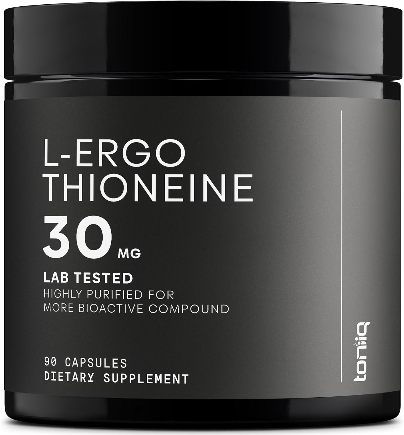Ergothioneina con MitoPrime® - Alta Potencia 30mg con 98% de Pureza - Suplemento de L-Ergothioneina - Apoyo a la Longevidad e Inmunidad - Probado en Laboratorio, 90 Cápsulas