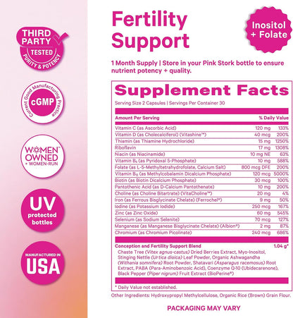 Pink Stork Fertility Support - Suplemento de – Shatavari: Planta ayurvédica conocida por sus propiedades de apoyo – Image 6