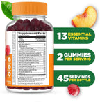 Lifeable Prenatal Multivitamin Gummies - Gominolas Prenatales con Hierro, Colina y Ácido Fólico - 90 Unidades