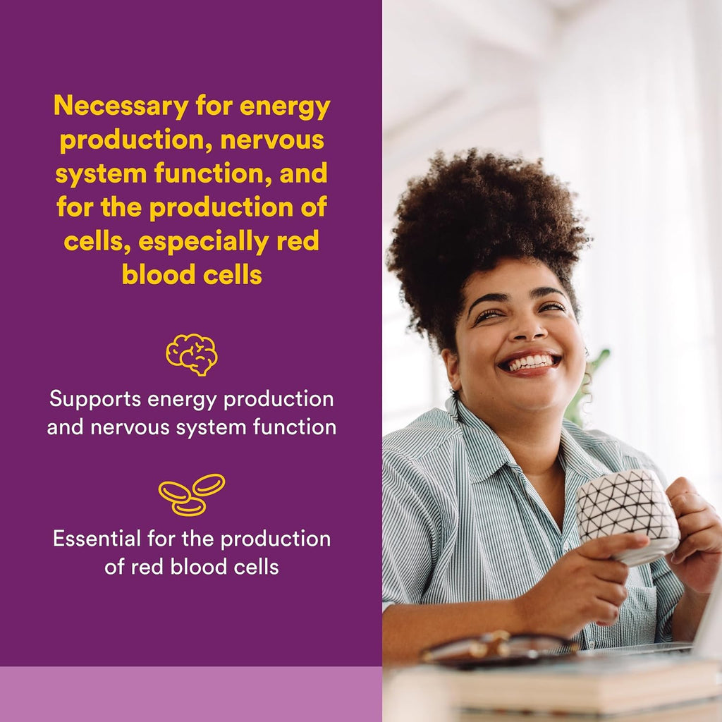 Natural Factors Vitamina B12 Cianocobalamina 1000 mcg - 60 Comprimidos
