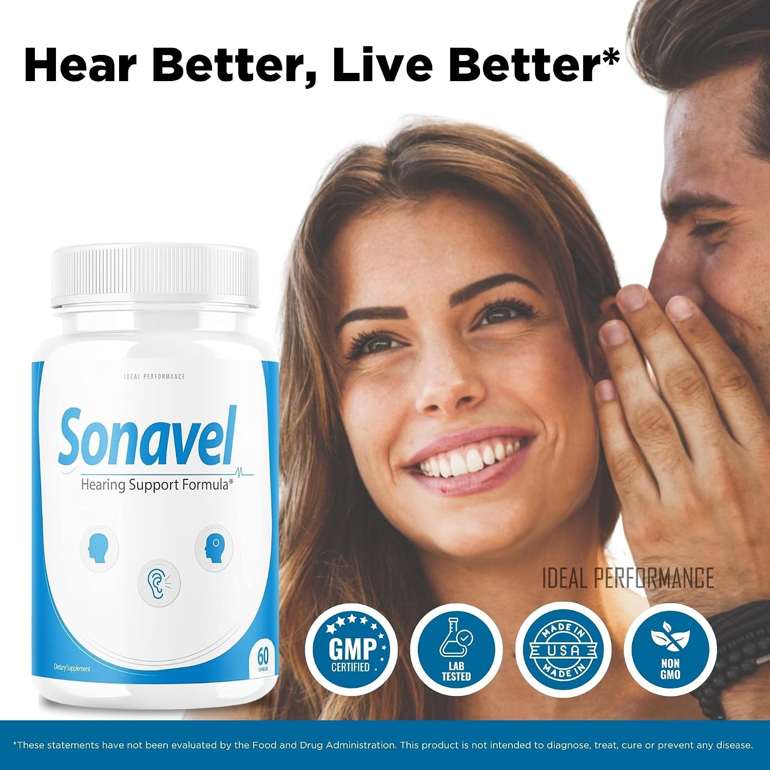 Sonavel Hearing Support Formula (180 Cápsulas) - Pack de 3