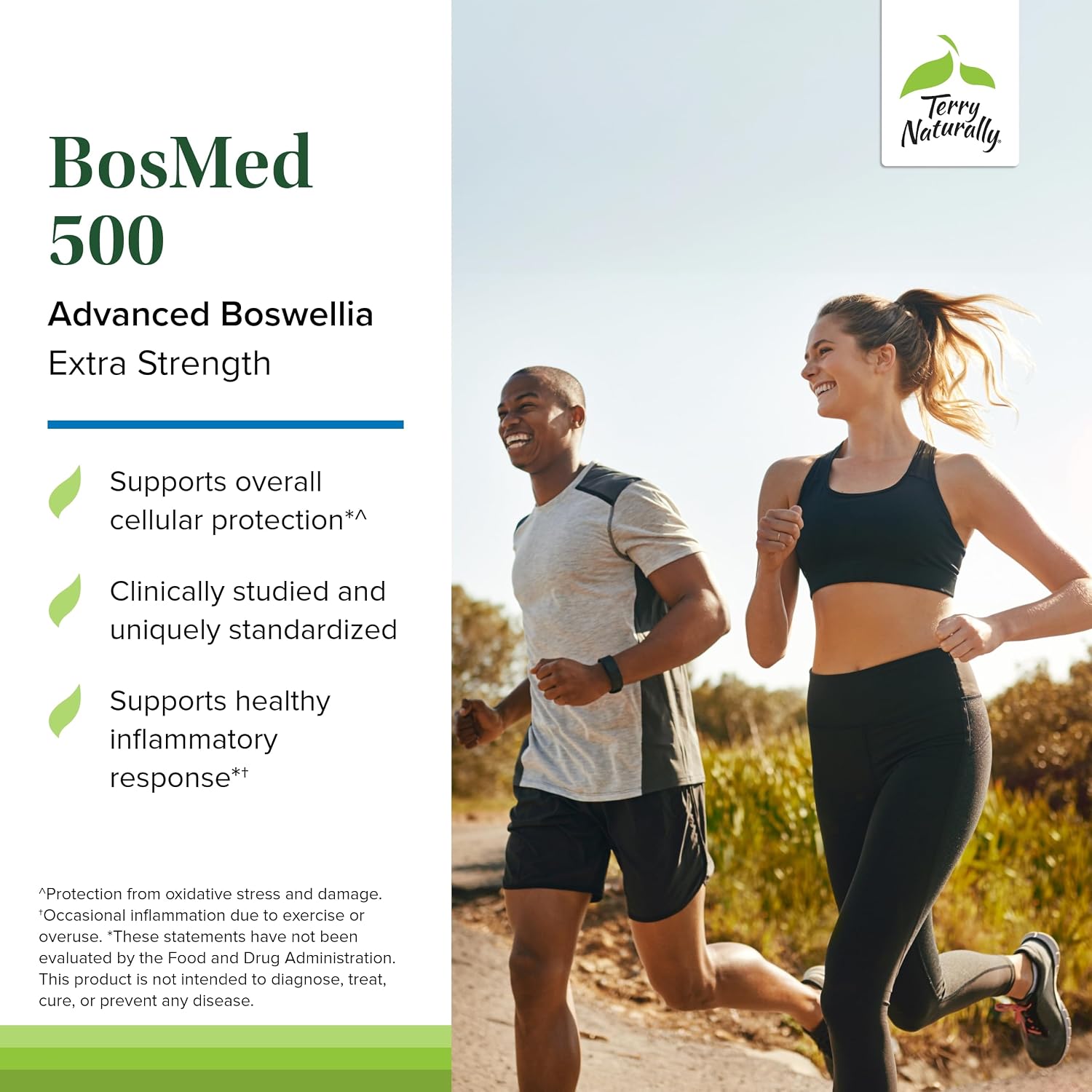BosMed 500 Extra Fuerte - Extracto de Boswellia Serrata - 60 cápsulas blandas (Paquete de 2)