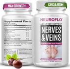 Mizzle NeuroFlo Suplemento para la Circulación de Piernas con Castaña de Indias y Diosmina