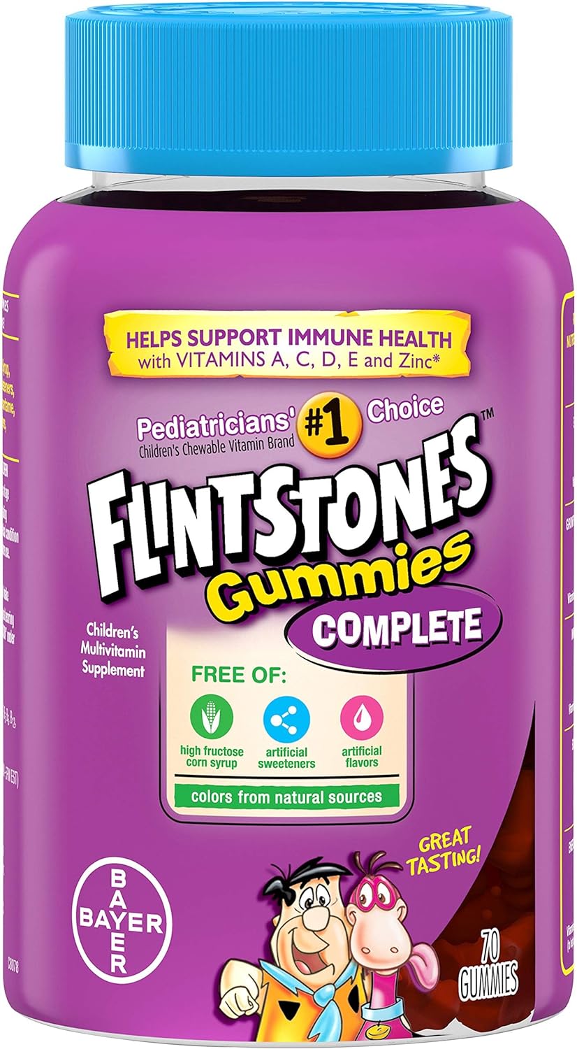Flintstones Gomitas Multivitamínicas Completas para Niños, 70 unidades