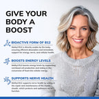 aSquared Nutrition Vitamin B12 5000 mcg with Methylcobalamin - 120 Tablets