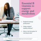 Youtheory B12B6 Gummies - Vitamina B12 y B6 - Apoya el Estado de Ánimo, Sistema Nervioso y Metabolismo* - Sin Azúcar - Sin Lácteos, Soja ni Gluten - 60 Gomitas
