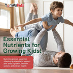 YumVs Gominolas Multivitamínicas para Niños - Sabor Fruta - 120 unidades