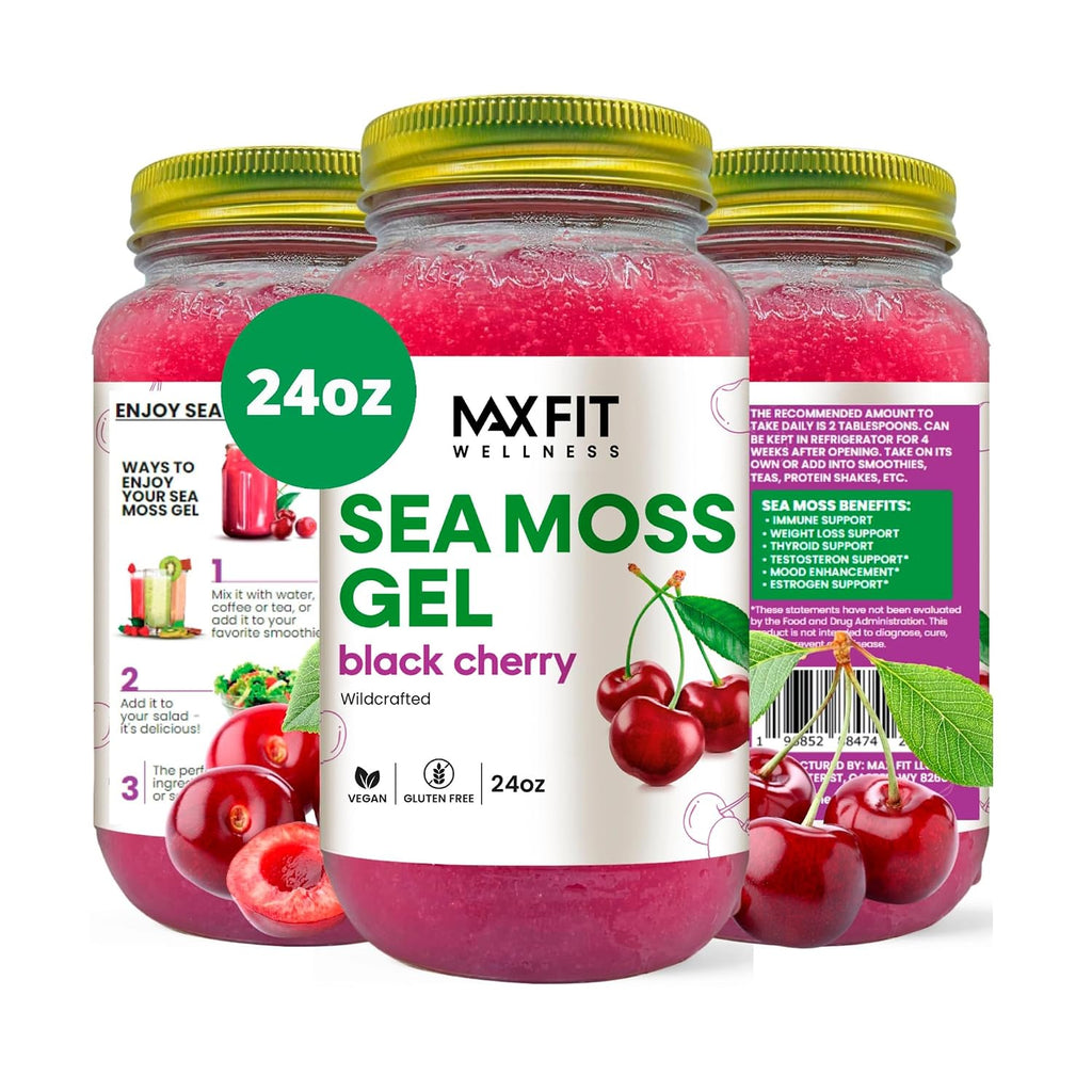 Gel de Musgo Marino Salvaje (24oz) - 92 Vitaminas y Minerales - Superalimento Vegano