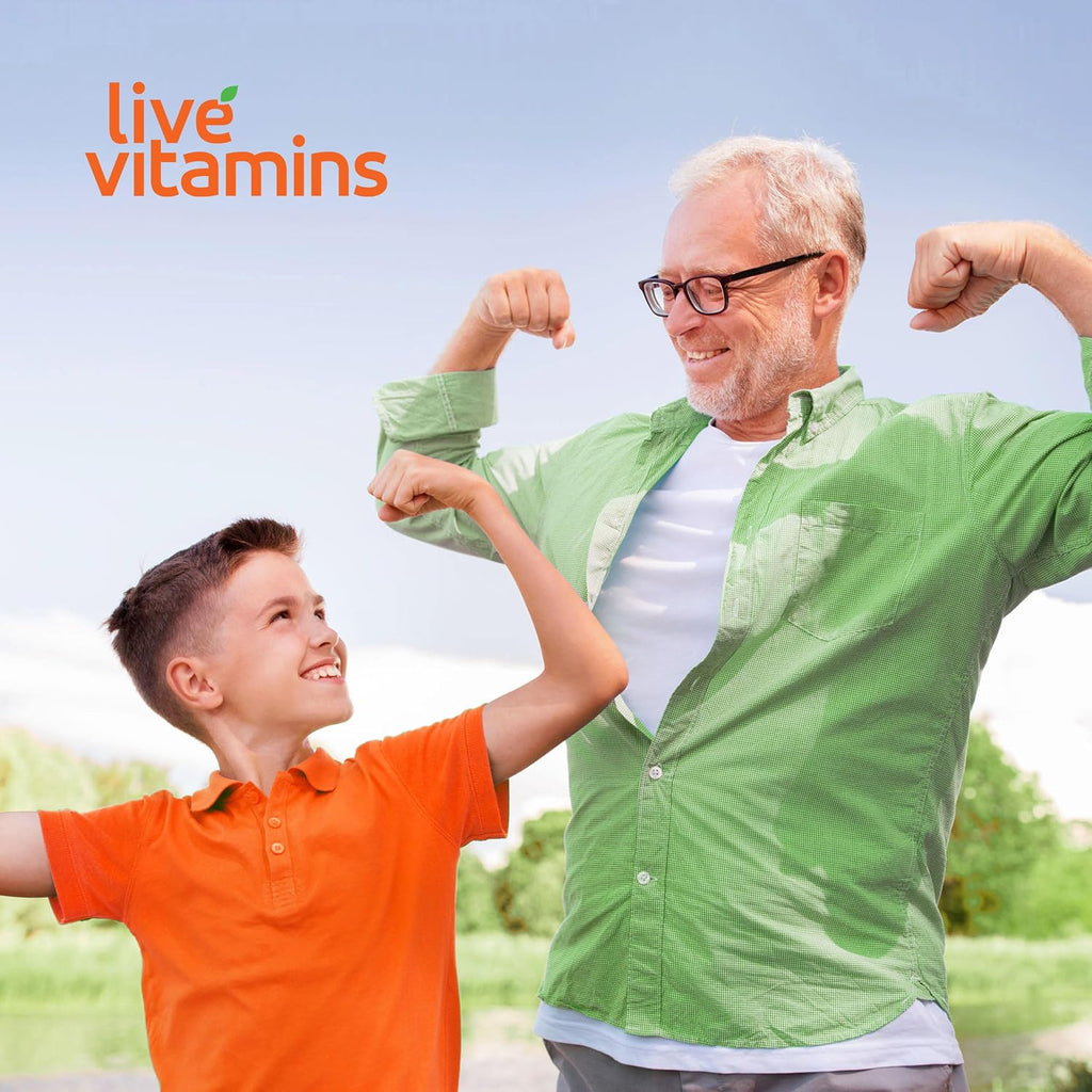 Live Vitamins Complejo Multivitamínico y Mineral con Coenzima Q10