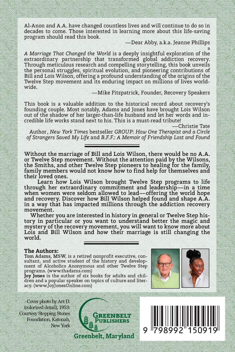 A Marriage that Changed the World: Lois and Bill Wilson and the Addiction Recovery Movement - görsel 2