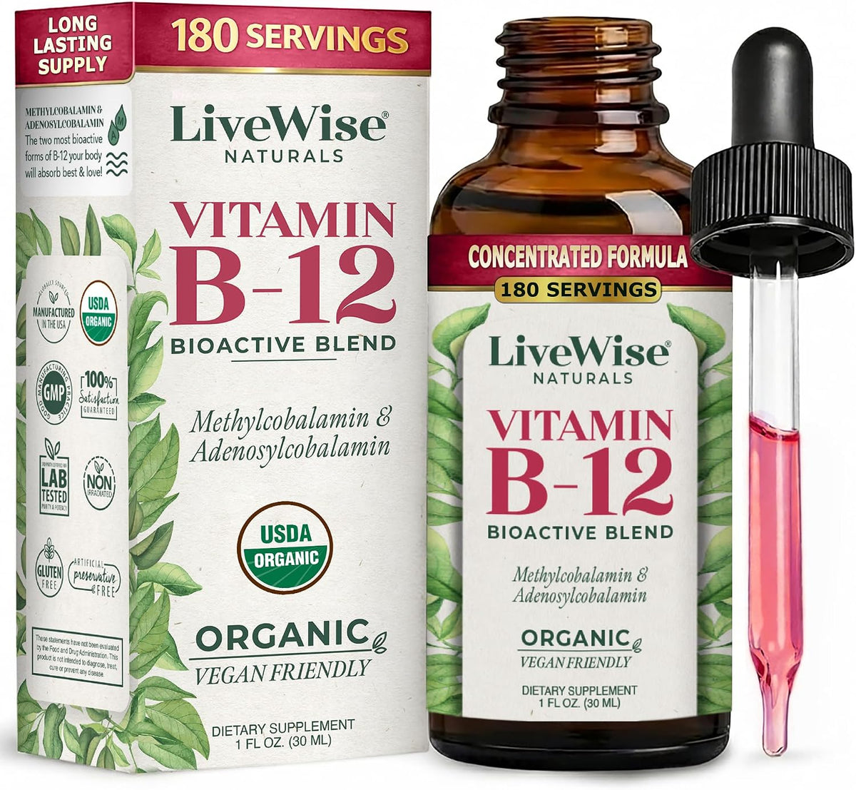 Vitamina B12 1000 mcg Sublingual Líquido – Personas con fatiga crónica: Dado su papel en la producción de energía, – Image 9