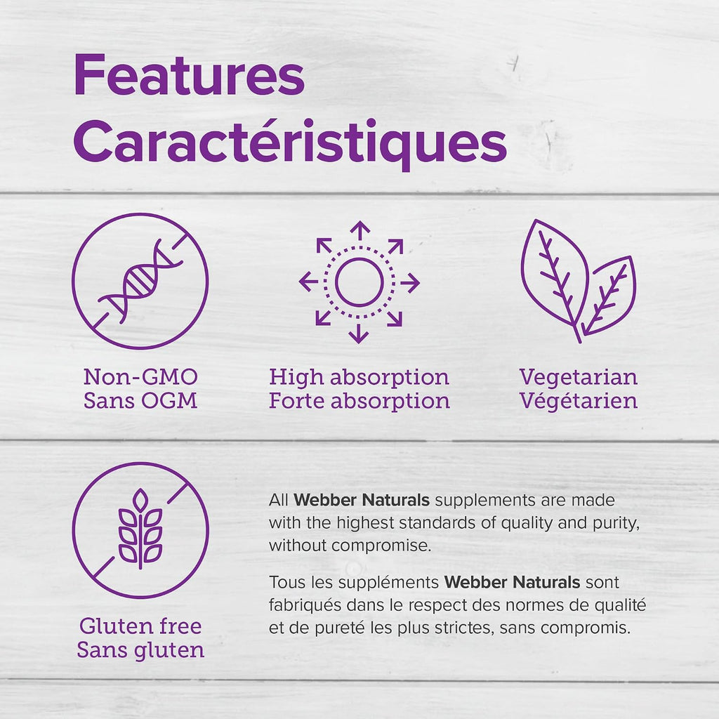 Webber Naturals Men's 50+ Most Complete Multi, 90 Cápsulas Vegetarianas