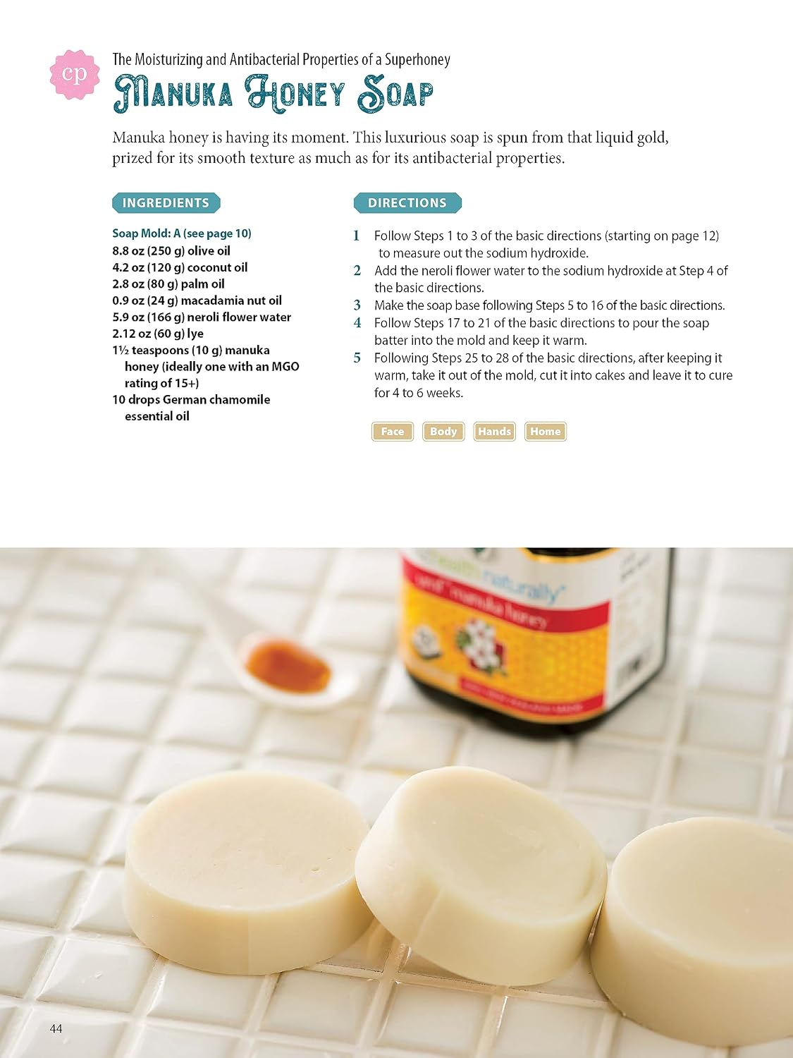 Fabricación de Jabón para Principiantes: 45 Recetas de Jabón 100% Natural para Hacer en Casa