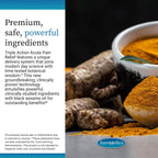 Euromedica Triple Action - 60 Softgels - Curcumina y Boswellia - No Transgénico