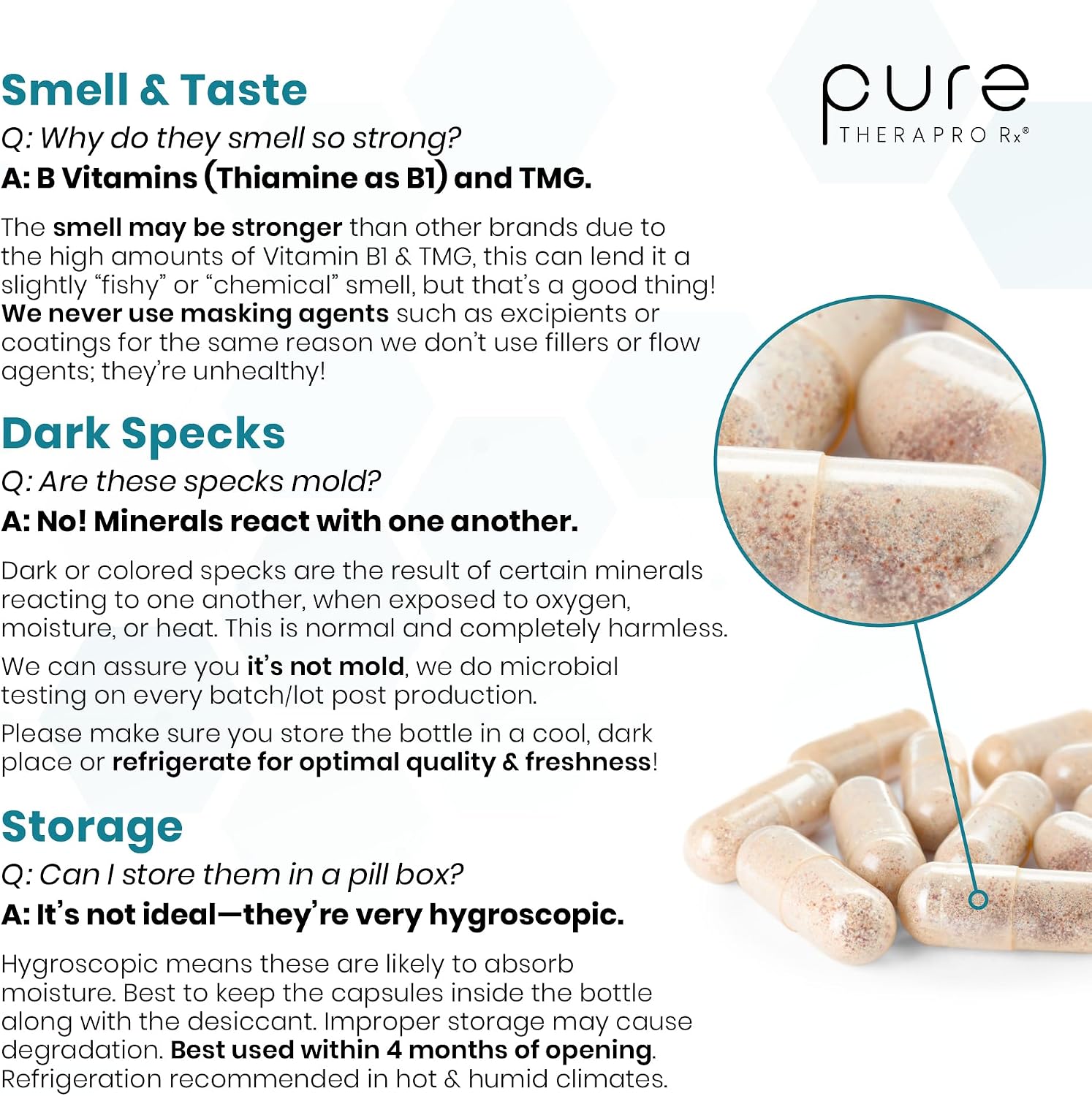 Pure Therapro Rx Multivitamínico Metilado Sin Hierro, 240 Cápsulas (Suministro para 4 Meses)