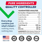 STRELLALAB Aceite de Pescado para Perros y Gatos - Omega-3 Natural - 473 ml