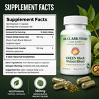 Dr Clark Store Mezcla de Nogal Verde y Negro 360mg, 60 Cápsulas de Tapioca