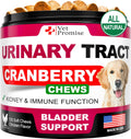 Dog UTI Chews - Masticables de Arándano para Perros - Apoyo Urinario y Vesical