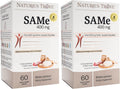 Nature's Trove SAM-e 400mg 120 Comprimidos Recubiertos Entéricos (2 Cajas de 60) - Vegano, Kosher, No-GMO, Sin Soja, Sin Gluten