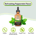 Vitamina D3 + K2 (MK-7) Gotas Veganas con Aceite MCT y Sabor a Menta