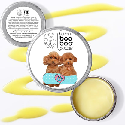 The Blissful Dog 2 oz TIN Poodle Booboo – Aceite de oliva: Proporciona emoliencia y antioxidantes. – Image 2