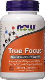 Now Foods True Focus, 90 Cápsulas Vegetales (Paquete de 2)