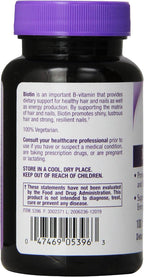 Natrol Biotina Tabletas Máxima Potencia, 10,000 mcg, 100 unidades