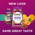 Centrum MultiGummies Mujeres - Gomitas Multivitamínicas con Vitaminas D3, B, C y Zinc - 150 uds