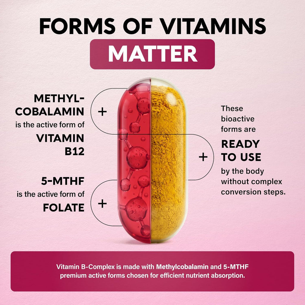 NUTRAHARMONY Complejo Vitamínico B 11-in-1 - 60 Cápsulas Veganas