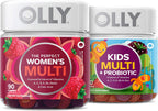 OLLY Pack Familiar: Perfect Women's Multi y Kid's Multi + Probiótico, Gomitas, 2 Unidades