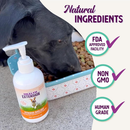 Health Extension Suplemento para el Estrés en Perros, 8oz - Estimulante del Apetito y la Energía, Ayuda a Prevenir la – Image 5