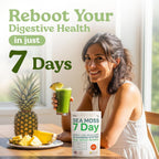 Atlantic Naturals Sea Moss 7 Day Detox - Depuración Natural de Hígado, Vesícula y Riñones - Sabor Piña (397g)