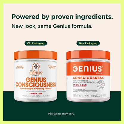 The Genius Brand Genius Consciousness - Suplemento para la Concentración y Claridad Mental con Nootrópicos - 15 Porciones - – Image 4