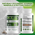GreeNatr Moringa Oleifera Extracto Puro 1000 mg - 180 Cápsulas Vegetales (3 Frascos)