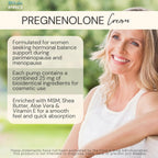 BIOLABS PRO Pregnenolona, Pregnenolona Bioidéntica Natural, 2.5% Máxima Potencia, Suministro para Dos Meses (Sin Fragancia - 85g)