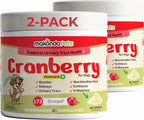 Complemento de Arándano para Perros con D-Manosa, Raíz de Malvavisco y Vitamina C – Apoyo Urinario y pH Normal – 173 Dosis