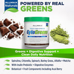 ALLMAX CytoGreens Super Greens Powder, Chocolate, 60 Raciones