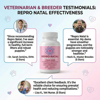 ReproNatal™ Cápsulas Multivitamínicas Prenatales para Perras - 60 Días – Image 6