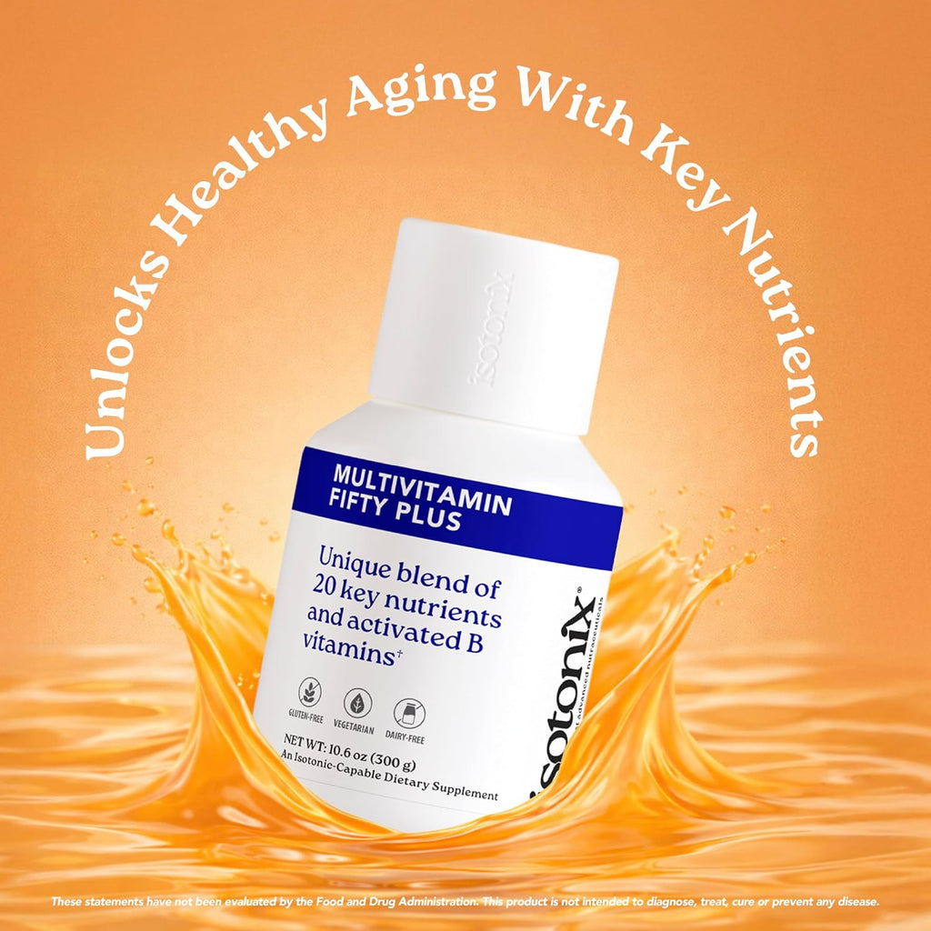 Isotonix Multivitamin Fifty Plus – Multivitamínico diario para adultos mayores de 50 años