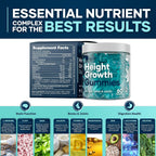 Gomitas Multivitamínicas de Crecimiento con Calcio, Zinc, Vitaminas K2 y D3, Magnesio - LILYMOON