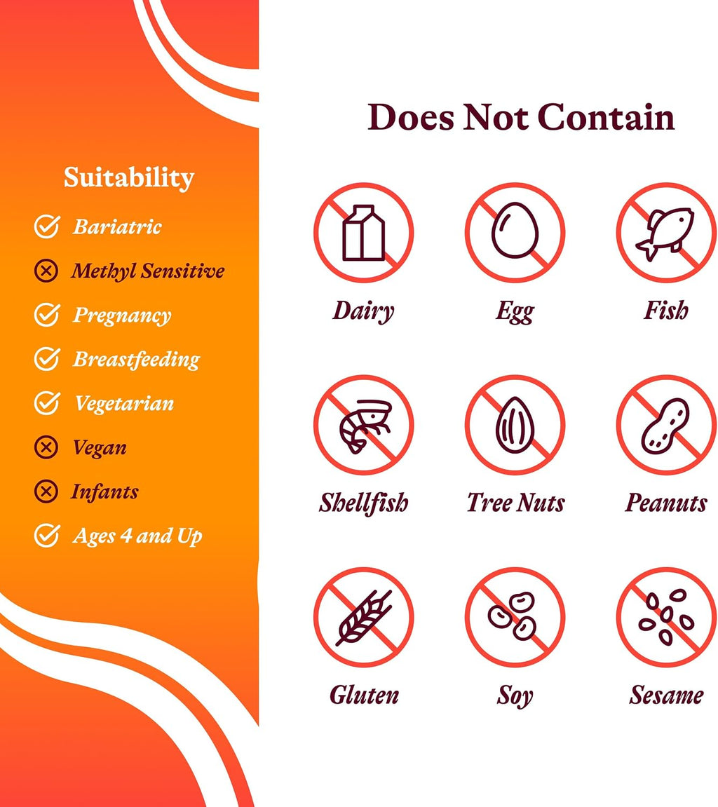 Seeking Health Optimal Multivitamin Chewable - Multivitamínico Masticable con L-5-MTHF, Vitamina B12 y D3