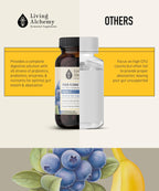 Your Flora Probiotic Family – Probióticos No-GMO con Soja Fermentada, Plátano y Arándano – 60 Cápsulas – Living Alchemy