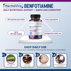 Benfotiamina (Vitamina B1 Liposoluble) con Ácido Alfa-Lipoico y Berberina – Fórmula Avanzada – 180 Cápsulas