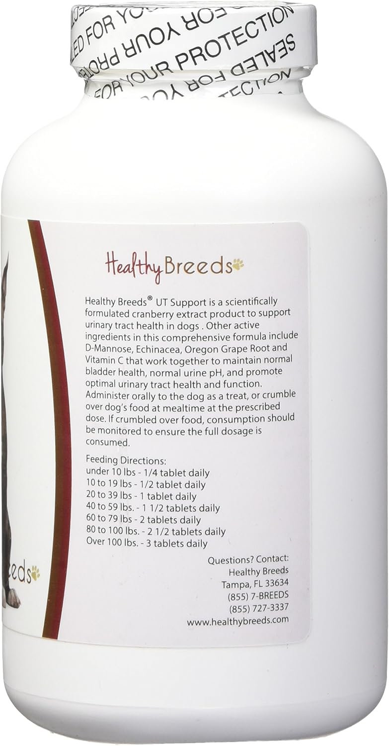 Healthy Breeds Cranberry Chewable Tablets for Dogs - Urinary Support, 75 Tablets