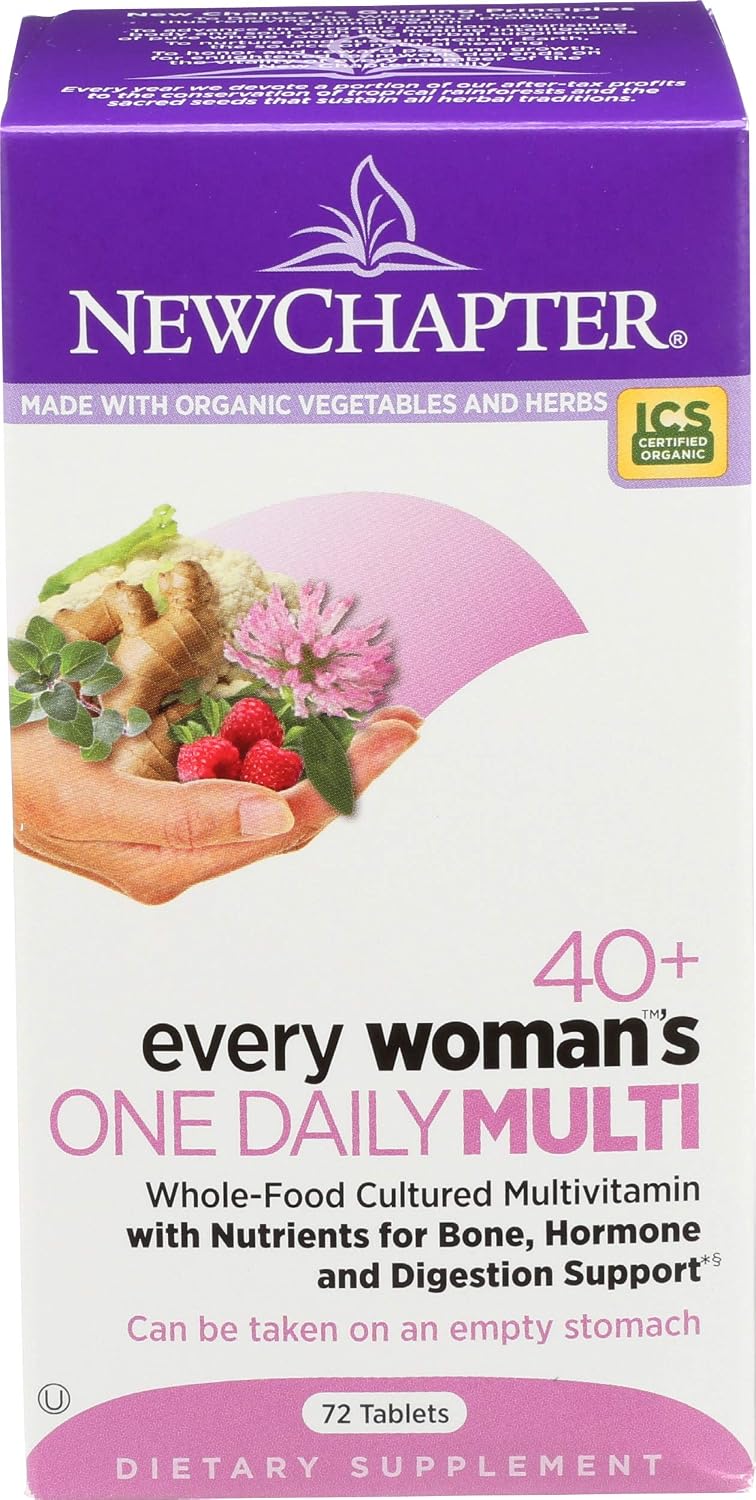New Chapter, Every Woman One Daily 40 Plus, 72 comprimidos