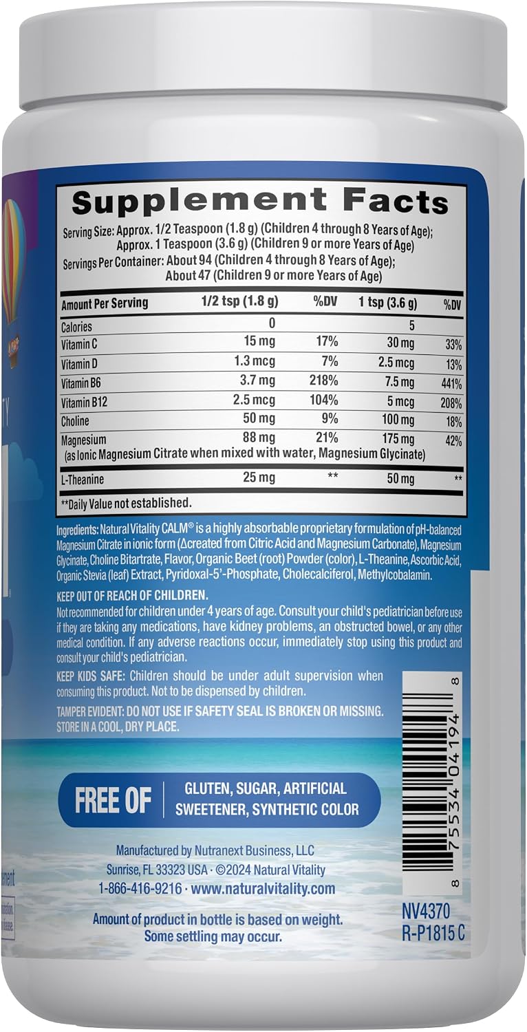 Natural Vitality Kids Calm Specifics, 6 OZ