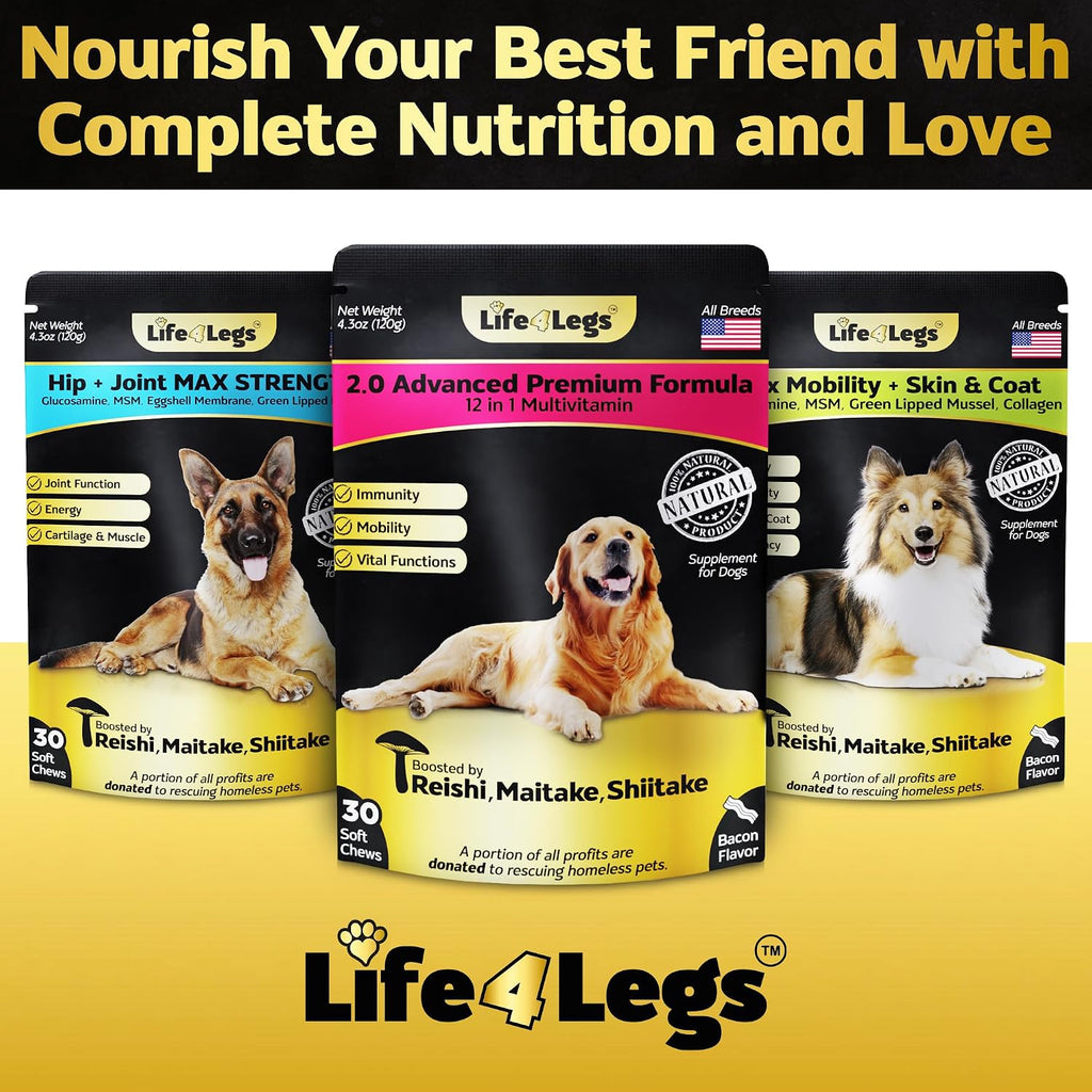 Life4Legs Soft Chews Multivitamínicos para Perros