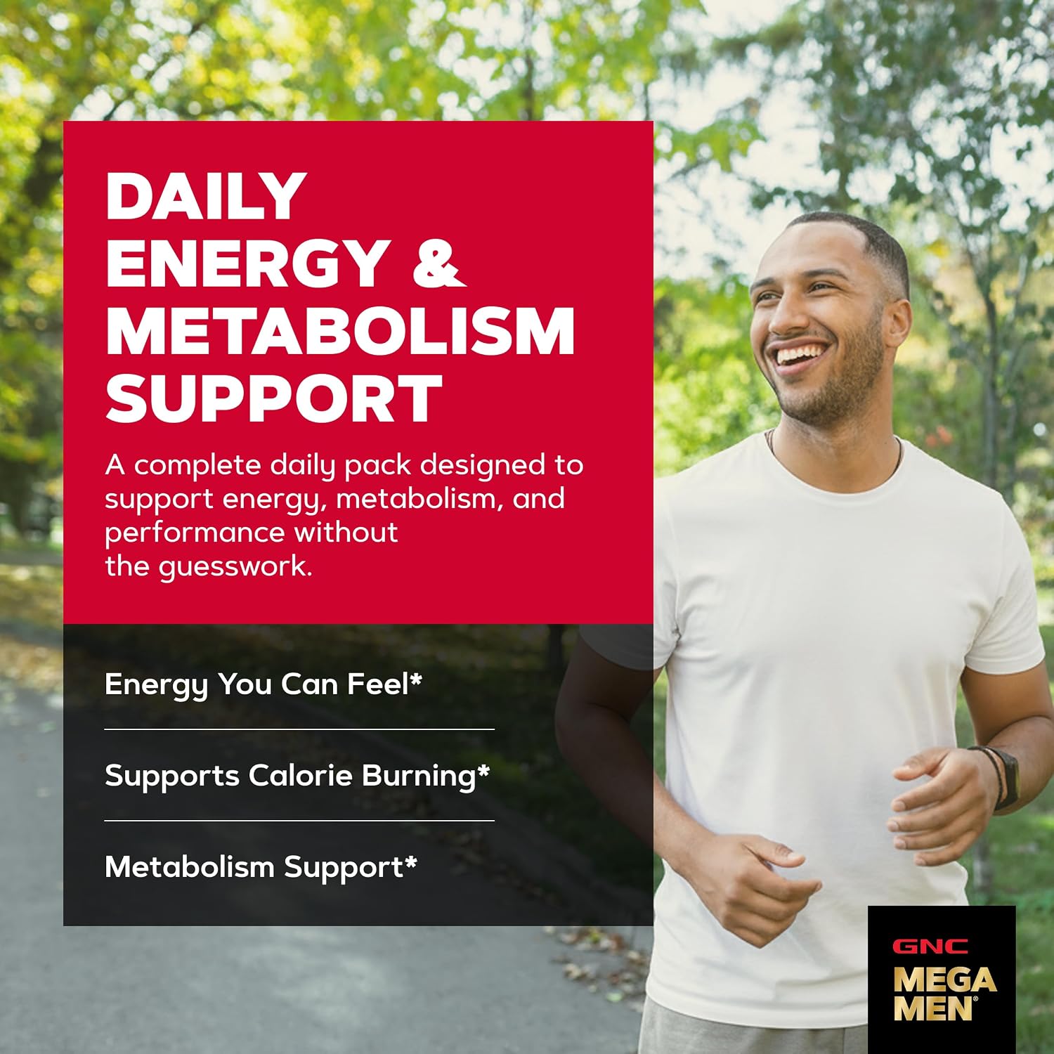 GNC Mega Men Energy and Metabolism Vitapak – 30 Paquetes Diarios