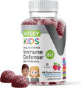 Viteey Gominolas Multivitamínicas para Niños con Probióticos - 60 Gominolas Sabor a Bayas