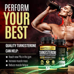 Turkesterone 840 mg – Apoyo Natural de Testosterona con Extracto Puro de Ajuga Turkestanica